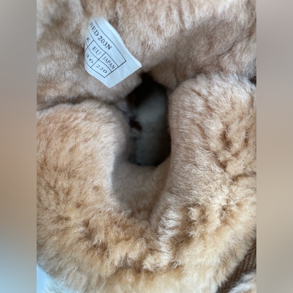 Australia Luxe Collective Tan Bedouin Tall Lace-up Boots Shearling - Picture 11 of 11